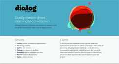 Desktop Screenshot of dialogstudios.com