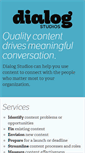 Mobile Screenshot of dialogstudios.com